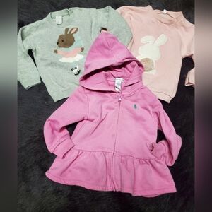Baby Girl 24M Long Sleeves Winter Bundle 3 Pc